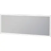 Duravit L-Cube Miroirs avec éclairage, angulaires, 1800x700x67mm, blanc aluminium mat, LC7386018180000