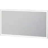 Duravit L-Cube Miroirs avec éclairage, angulaires, 1300x700x67mm, blanc aluminium mat, LC7388018180000