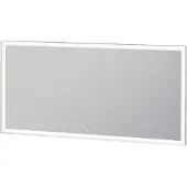 Duravit L-Cube Miroirs avec éclairage, angulaires, 1400x700x67mm, blanc aluminium mat, LC7384018180000