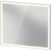 Duravit L-Cube Miroirs avec éclairage, angulaires, 800x700x67mm, blanc aluminium mat, LC7381018180100