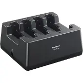 Panasonic Chargeur de batterie à 4 compartiments Chargeur de batterie à 4 compartiments, à commander séparément : Adaptateur secteur et câble d'alimentation, convient pour : Toughbook 33 (CF-VCB331W)