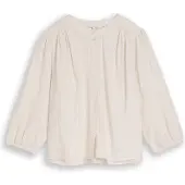 Tom Tailor Chemisier sable / blanc