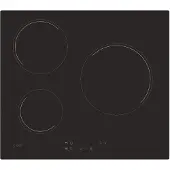 Candy Table de cuisson vitrocéramique 59cm 3 feux 5500w - - CH63CC/4U2 -