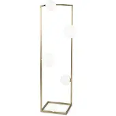 Ideal Lux Lampadaire industriel d'angle en métal laiton 5 lumières G9 3W 3000K Warm Light