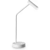 Ideal Lux Lampe de table contemporaine Easy Metal White Led 3,5W 3000K Ip20