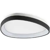 Ideal Lux Plafonnier contemporain Gemini Metal Black Led Integrated 23W 3000K Ip20