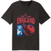 Puma Hommes, T-shirt de sport, Fanpack 90s Tee (XL), Noir, Bleu, XL