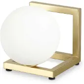 Ideal Lux ANGOLO G9 lampe de table laiton blanc chaud 284361