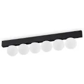 Ideal Lux Plafonnier contemporain Ping Pong Metal Black Integrated Led 18W 3000K Ip20