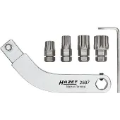 Hazet Clé à douille charnière de porte 2597-2/5 95mm Acier au chrome-vanadium