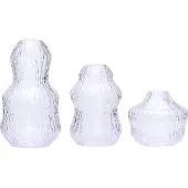 Hubsch Fuyu Vasen Klar (3er Set) (3x, 1.06 l)