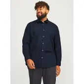 Jack & jones Plus Chemise 'JJJoe' bleu marine