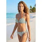 LASCANA Hauts de bikini olive / blanc