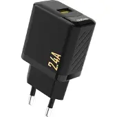 Dudao Chargeur Usb-A 2,4A A23 - Noir