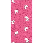 Sakami Merchandise Molang Hearts Towel 150x75 Cm Rose