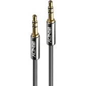 Lindy Cromo Line - Câble audio - mini-phone stereo 3.5 mm mâle pour mini-phone stereo 3.5 mm mâle - 50 cm - anthracite - rond