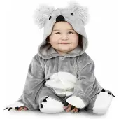 MOM Koala Baby Costume Gris 0-6 Months Enfants