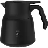 Hario Serveur isotherme V60-03 Plus acier inoxydable 800 ml noir