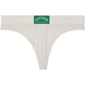 Calvin Klein Underwear String 'Heritage Classic' vert / blanc cassé