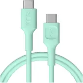 Green Cell Cable USB-C-USB-C PowerFlex 100W silicone 1.2m green