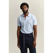 Gant T-Shirt bleu clair / rouge