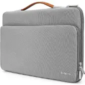Tomtoc Terra-T38 Puffy Laptop Tote Bag, 17.5L, black (16", Apple, Universel), Sac pour notebook, Noir