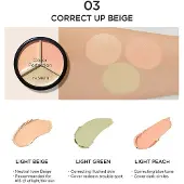 The Saem Cover Perfection Triple Pot Concealer - 4.5 g, 4.5 g, 4.5 g No.3 Correct Up Beige