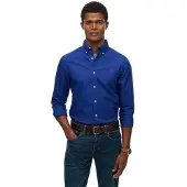 Superdry Classic Oxford Long Sleeve Shirt Bleu 2XL Homme
