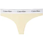 Calvin Klein Underwear String jaune clair / gris clair / noir / blanc