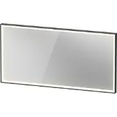 Duravit L-Cube Miroirs avec éclairage, angulaires, 1400x700x67mm, graphite aluminium mat, LC7384049490100