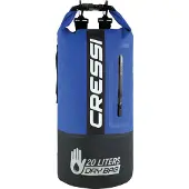 Cressi Pvc Sac étanche 20l bleu bleu One Size
