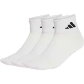Adidas Chaussettes de sport 'THIN&LIGHT SPORTSWEAR ANKLE 3 PAIR PACK' noir / blanc