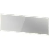 Duravit L-Cube Miroirs avec éclairage, angulaires, 2000x700x67mm, blanc aluminium mat, LC7387018180100
