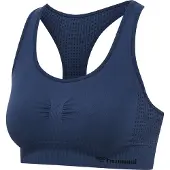 Hummel Shaping Seamless Sports Top Bleu XS Femme