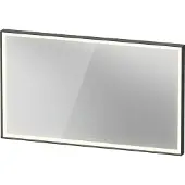 Duravit L-Cube Miroirs avec éclairage, angulaires, 1200x700x67mm, graphite aluminium mat, LC7383049490100