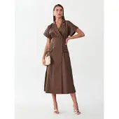 Willa Robe-chemise 'Elise' marron