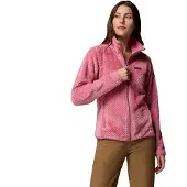 Columbia Fire Side Ii Sherpa Full Zip Fleece Rose XS Femme