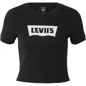 Levi's T-shirt 'Essential' noir / blanc