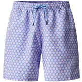 Hackett London Shorts de bain 'Seashell' bleu / violet / blanc