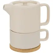 Atmosphera Teekanne nature terra creme 700ml - créateur d'intérieur