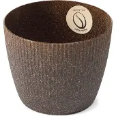 Lamela Pot de fleurs Magnolia Eco, Ø 30 cm, Coffee Black (30 x 24.60 cm)