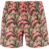 BOSS pour homme. 50561145 Maillot de bain avec passepoil rose du monogramme Double B (M), Beachwear, Polyester