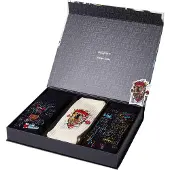 Jimmy Lion Athletic Basquiat Ii Crew Socks 3 Pairs Blanc,Noir EU 41-46