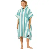 After Essentials - Poncho de bain - Swim Club Stripes Green