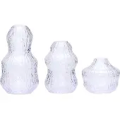 Hubsch Fuyu Vasen Klar (3er Set) (3x, 1.06 l)