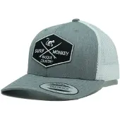 Surf Monkey Casquette de sport gris