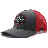 Surf Monkey Casquette de sport rouge foncé