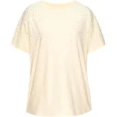 LASCANA T-shirt jaune clair / argent