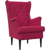 vidaXL fauteuil Bordeaux Velours
