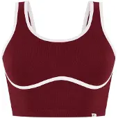 SMILODOX Soutien-gorge de sport bordeaux